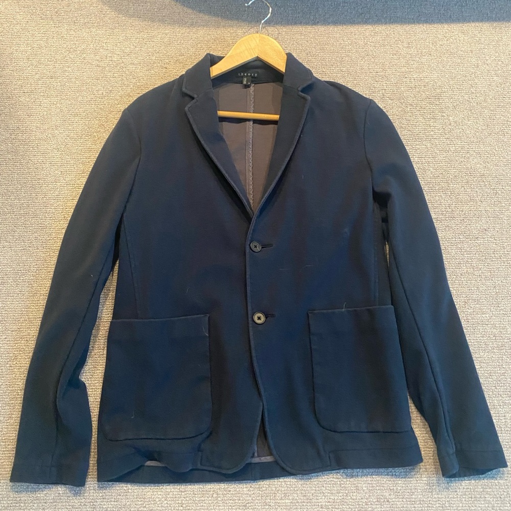 Theory cotton casual blazer